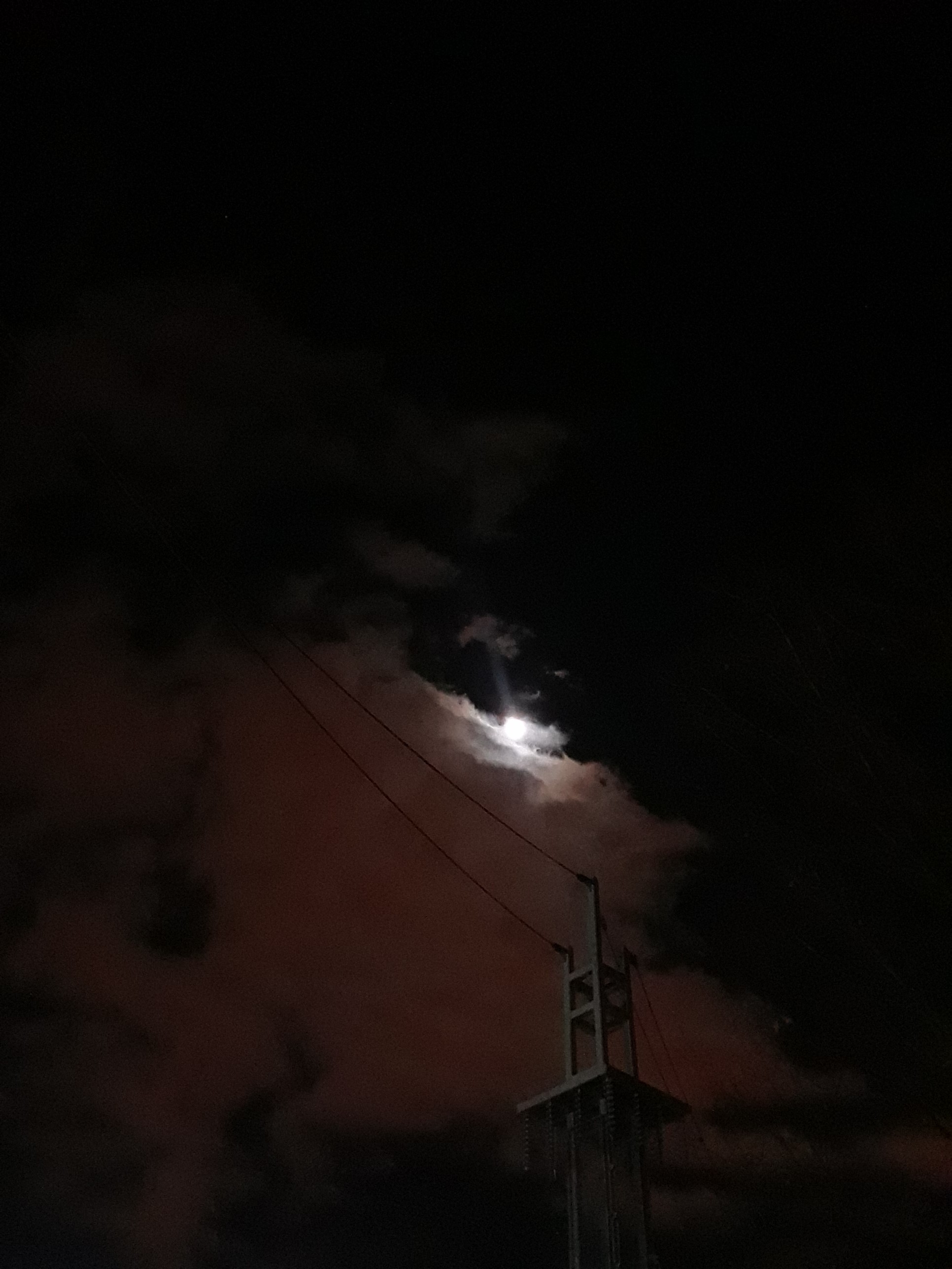 Full Moon Over Zoolights. Dec 2018